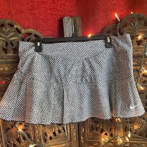 Nike Stylish Black and White Tennis Skirt Dryfit